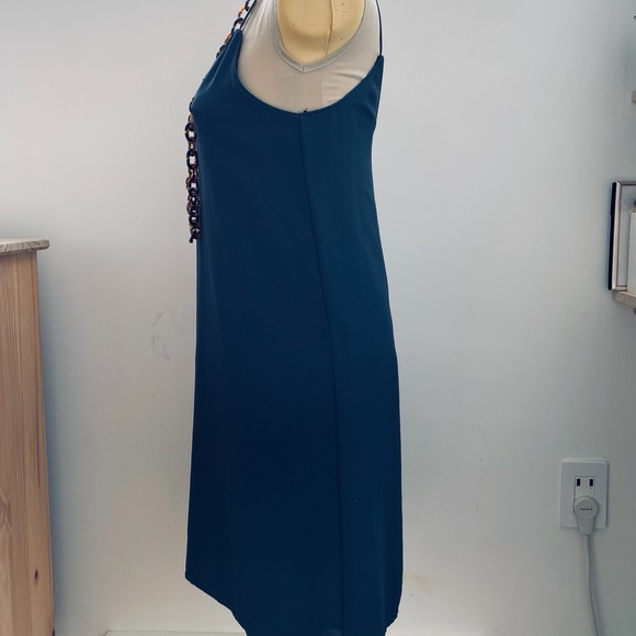 Zara charcoal chiffon shift dress - Picture 5 of 9